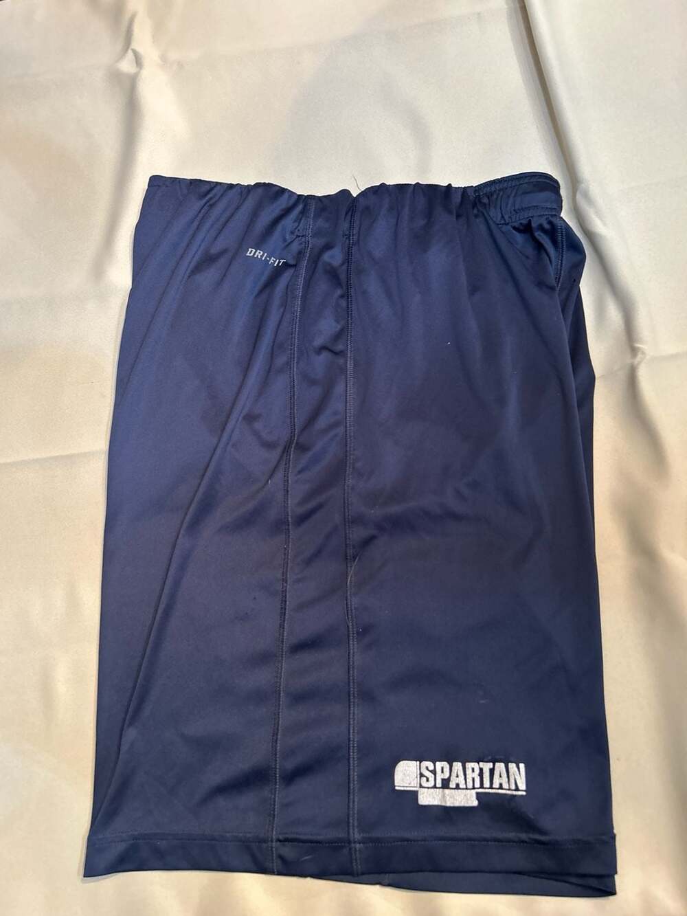 Nike Dri-FIT Spartan Men's Athletic Shorts Navy Blue